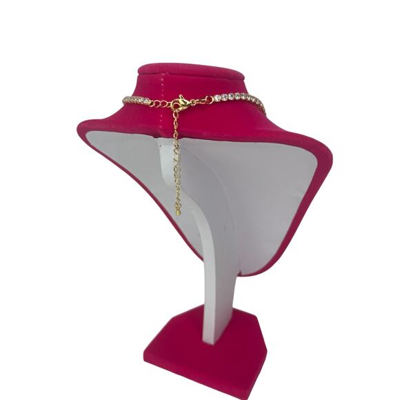 Sparkle MAMA Gold Necklace with Cubic Zirconia  Elegant Personalized Jewelry - Picture 4 of 6